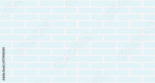 Light blue brick wall with subtle scratches texture pattern background.