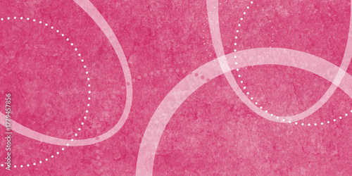 Red abstract background with red circle rings in faded distressed vintage grunge texture design. red grunge background art design pattern. This design are used for wallpaper ,poster, Chalkboard.