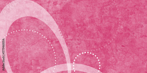 Red abstract background with red circle rings in faded distressed vintage grunge texture design. red grunge background art design pattern. This design are used for wallpaper ,poster, Chalkboard.