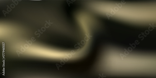 Abstract fluid art black metallic free flowing pattern with sepia color tone background.