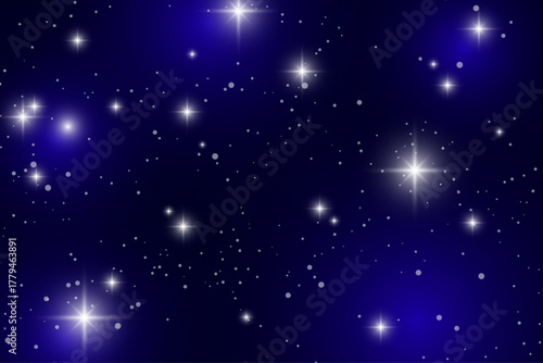 紺色のキラキラ背景