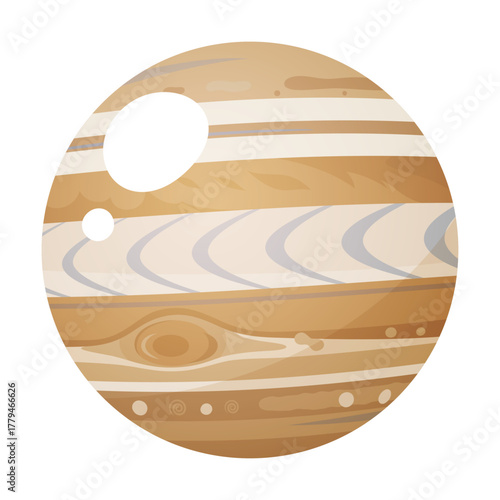 かわいい木星のイラスト