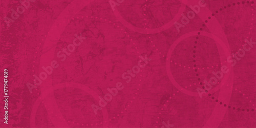 Red abstract background with red circle rings in faded distressed vintage grunge texture design. red grunge background art design pattern. This design are used for wallpaper ,poster, Chalkboard.