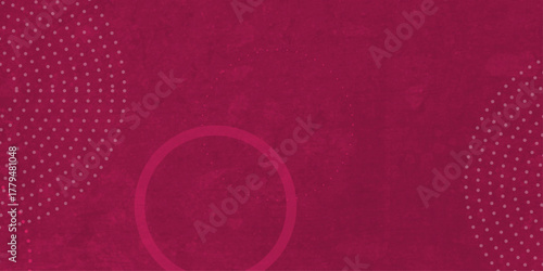 Red abstract background with red circle rings in faded distressed vintage grunge texture design. red grunge background art design pattern. This design are used for wallpaper ,poster, Chalkboard.