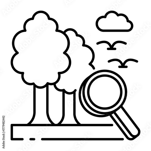 This Environmental science icon is suitable for Science.