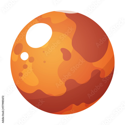 かわいい火星のイラスト