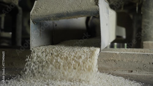 Efficient Rice Milling Process in Action - Grain by Grain Precision