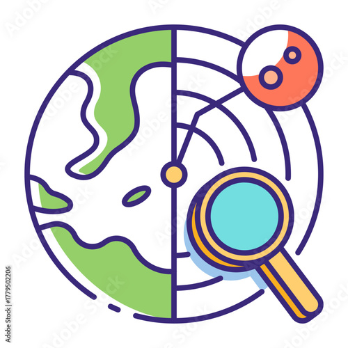 This Earth Science icon is suitable for Science.