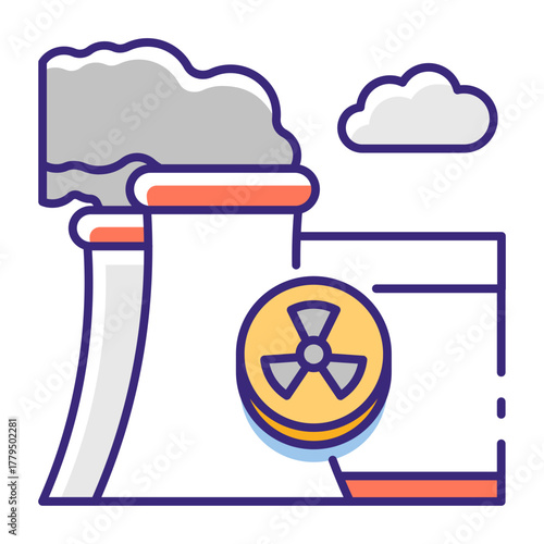 This Nuclear icon is suitable for Science.