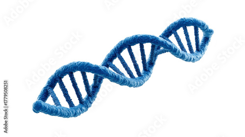 DNA helix blue science biology genetic molecule structure medical research symbolizes innovation and curiosity in scientific exploration