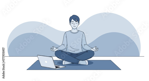 Meditative Practices Meet Modern Technology: Mindful Moments of Peace and Productivity