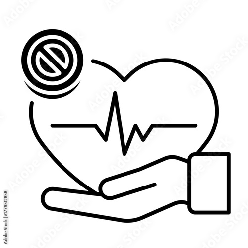 This Inaccessible Healthcare icon is suitable for Poverty.