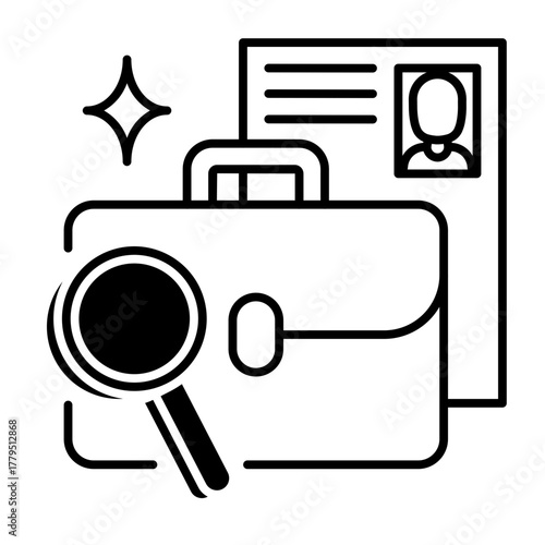 This Job Opportunities icon is suitable for Poverty.