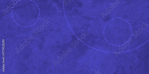 blue abstract background with grey circle rings in faded distressed vintage grunge texture design 