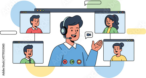 Virtual Meeting and Online Collaboration Platform