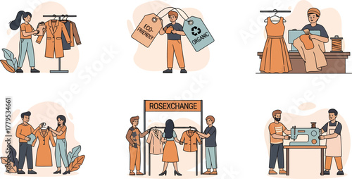 Fashion Design and Clothing Retail Concepts