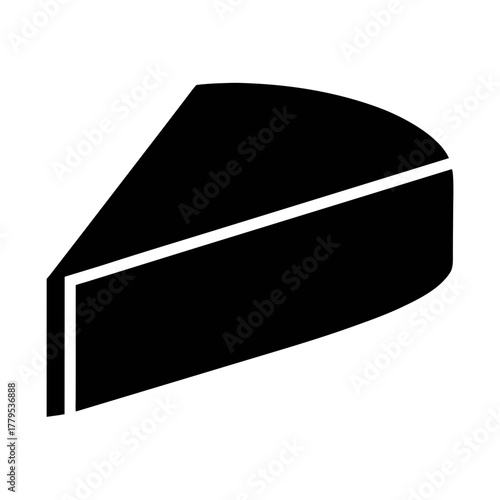 Delicious cheese wedge vector illustration for food lovers and gourmet cheese shop promotion design