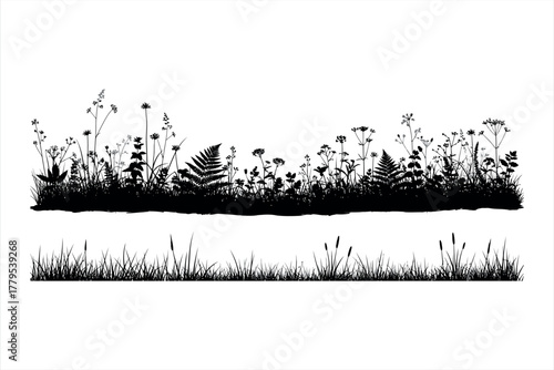 Wild Grass Silhouette