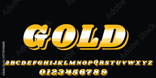 font GOLD for your design
