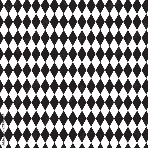 Traditional Oktoberfest Bavarian flag pattern with black  and white diamond design festive background for beer festival celebration in Germany