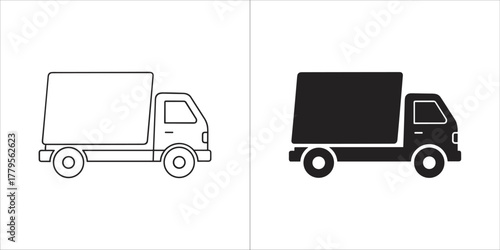 Delivery truck icon
