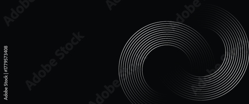 Abstract Particle Technology Background Design. Abstract wave moving point flow particles, high tech background design for brochure, flyer, magazine, business card, banner. Vector