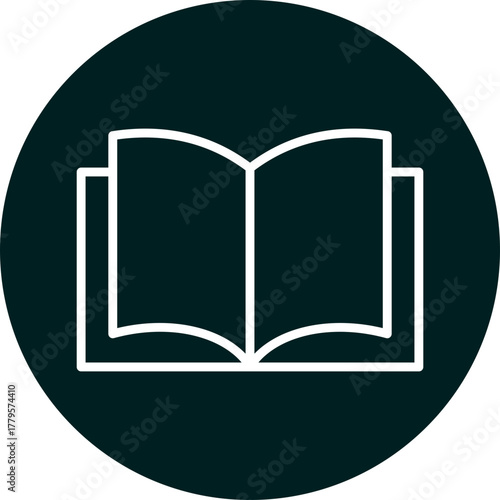Book silhouette icon vector illustration. Open book sign isolated on transparent background. Vector symbol for education, library, learning, E-book, literature, study icon design.