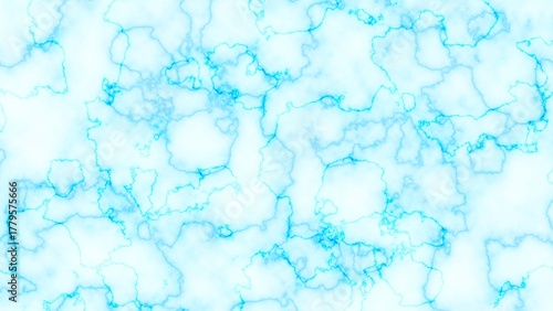 Light Blue Marble Texture with White and Cyan Veins