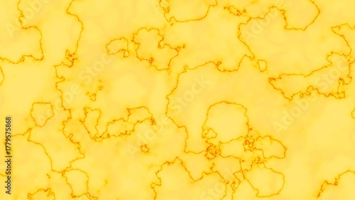 Yellow and Orange Marble Texture with Golden Veins