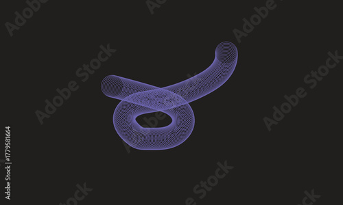 Abstract holographic, Curved design, Iridescent crystal light geometric pattern, Abstract color, Dynamic flowing shape