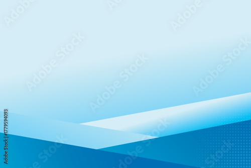 Abstract gradient blue background with geometry shape or soft backdrop wallpaper for flyer banner presentation slide