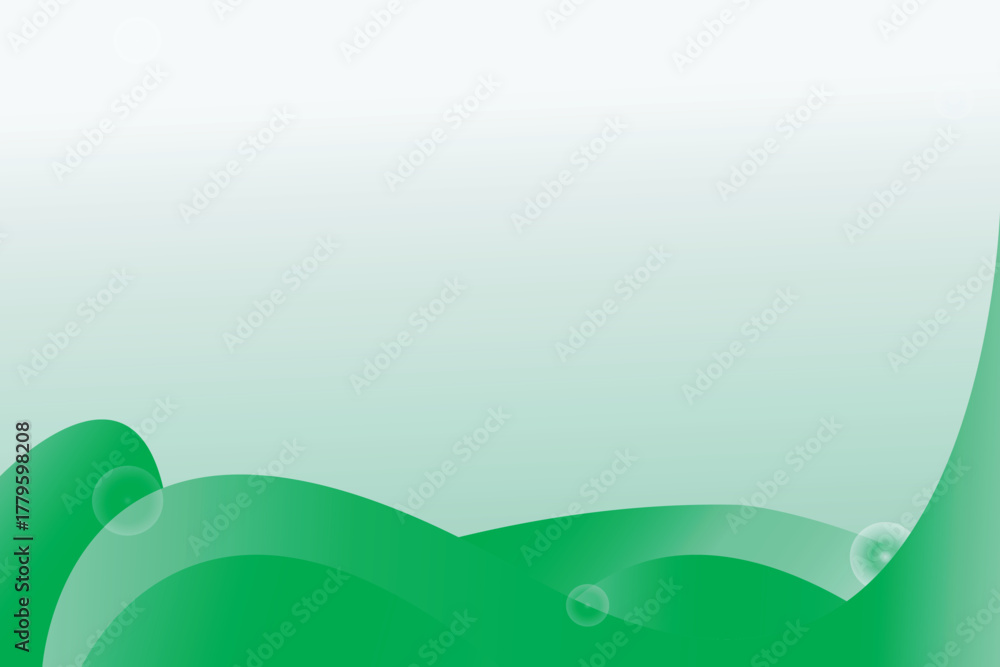 Obraz premium Abstract gradient green background with geometry shape or soft backdrop wallpaper for flyer banner presentation slide