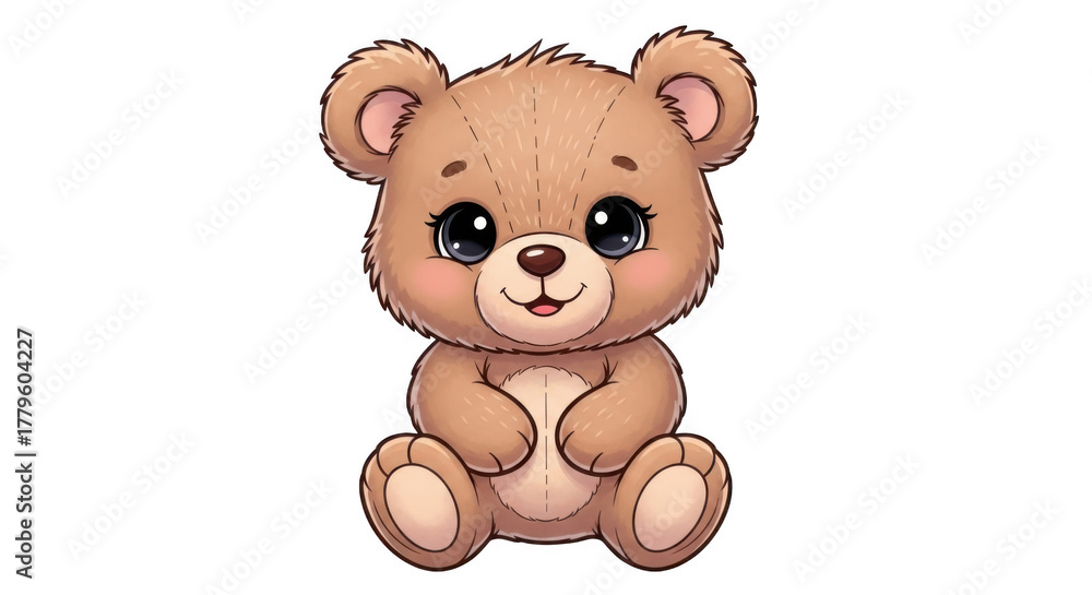 Fototapeta premium Bear isolated on transparent background