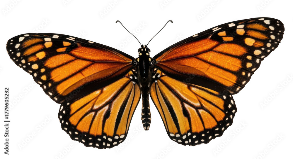 Fototapeta premium Butterfly isolated on transparent background