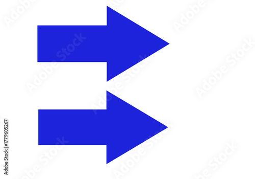 Blue arrow icons set. Vector illustration.illustration curved arrow icons.Arrow sign icon set.