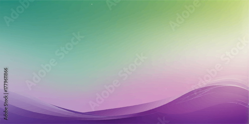 Abstract purple and blue wave design background with bright pink gradient lines illustration