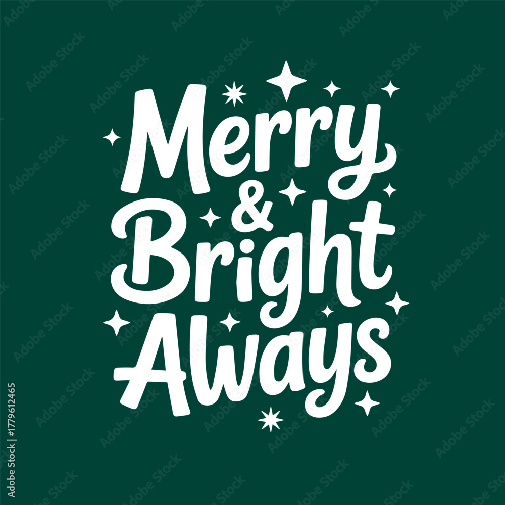 Fototapeta premium Merry Christmas Typography T-Shirt Design