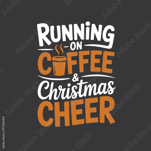 Merry Christmas Typography T-Shirt Design