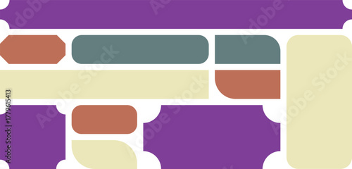 Geometric Abstract Multicolored Background with Space for Text and Graphics