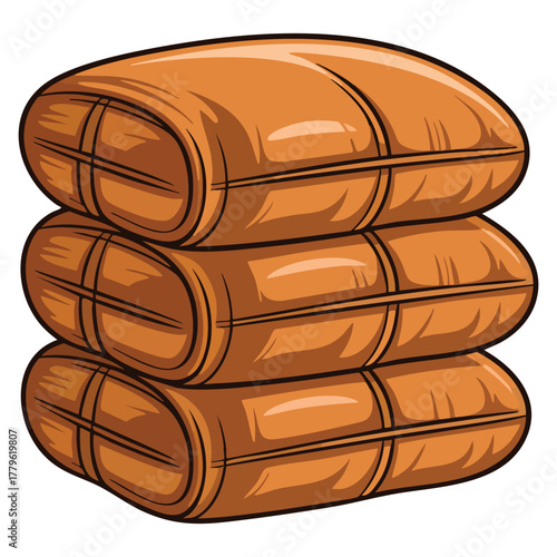 Set of fertilizer bag illustration isolated vector design perfect for agriculture farming product packaging or garden soil nutrient themed creative artwork