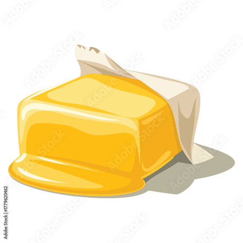 Vector illustration of toffee on white background isolated design element suitable for candy food packaging dessert recipe or sweet culinary artwork