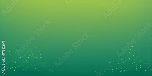 Abstract green background texture with light bubbles, a blank canvas for design or Christmas wallpaper