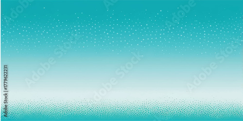 An abstract blue winter holiday background with stars, snowflakes, and a light texture pattern