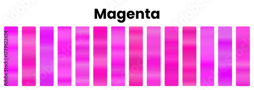 Striking magenta gradients, vibrant energetic hues, bold fuchsia tones, perfect for intense designs, bright art, exotic visuals, dynamic projects, vivid color palettes, captivating backgrounds.