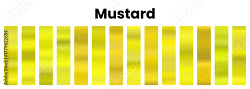 Rich mustard gradients, spicy yellow hues, warm earthy tones, perfect for bold designs, autumn art, pungent visuals, vibrant projects, vivid color palettes, cozy backgrounds.