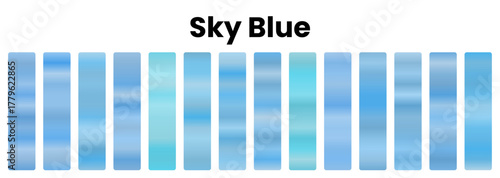 Airy sky blue gradients, light serene hues, peaceful heavenly tones, perfect for calm designs, fresh art, tranquil visuals, soothing projects, soft color palettes, breezy backgrounds.