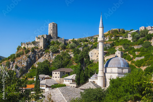 In the historic center of Počitelj