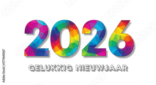 Happy New Year 2026 - A Colorful Celebration of New Beginnings and Festive Cheer