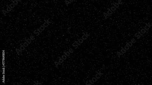 Colored Particle Dots Black Background