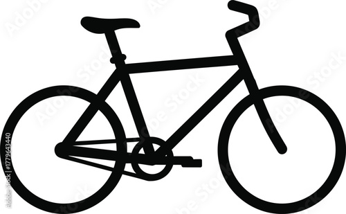 Bicycle icon for transportation and recreation